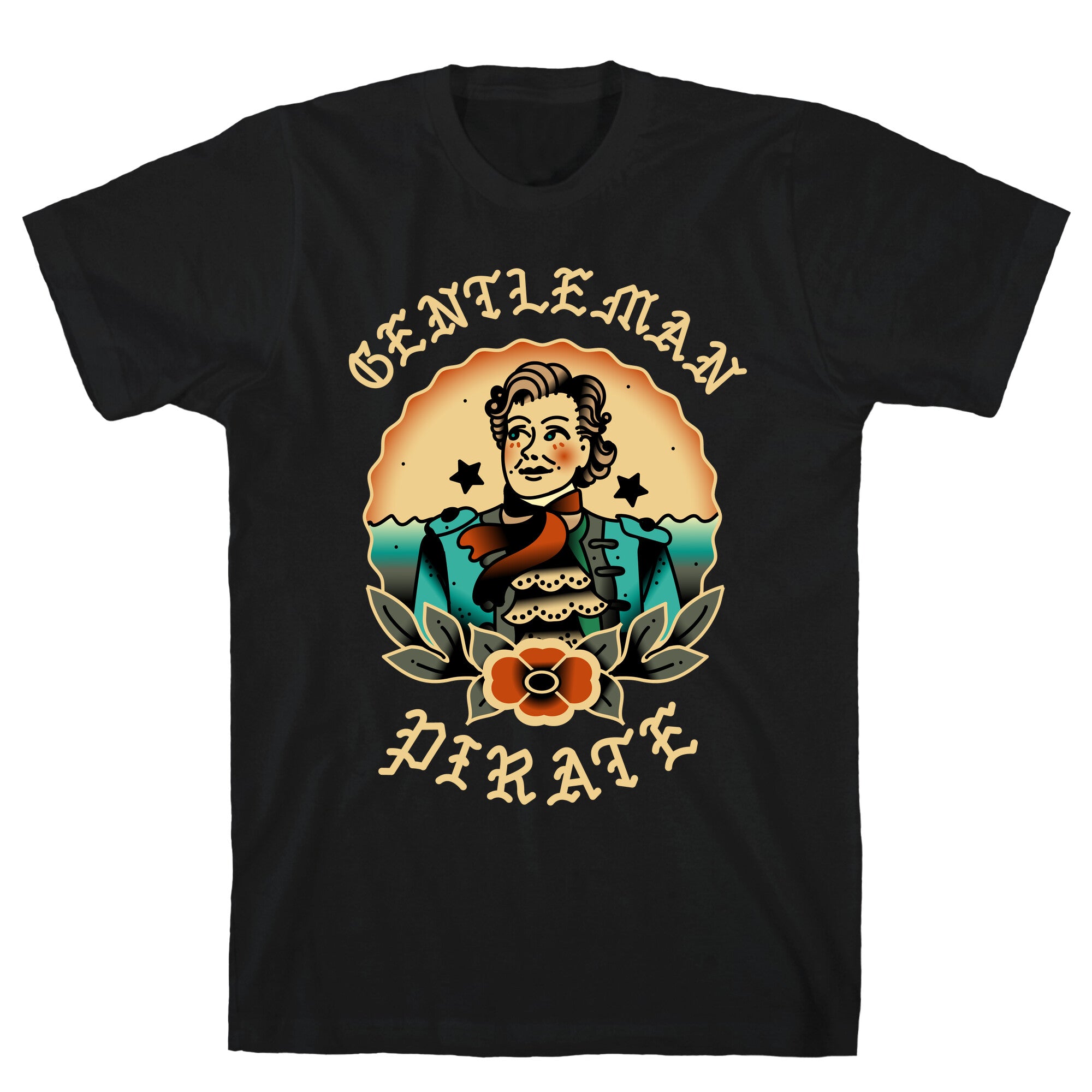 Gentleman Pirate Sailor Jerry Tattoo T-Shirt